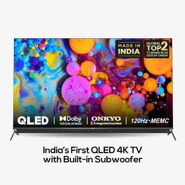 Buy 4K QLED Android TV with Built-in Subwoofer Online - 南宫ng·28 India
